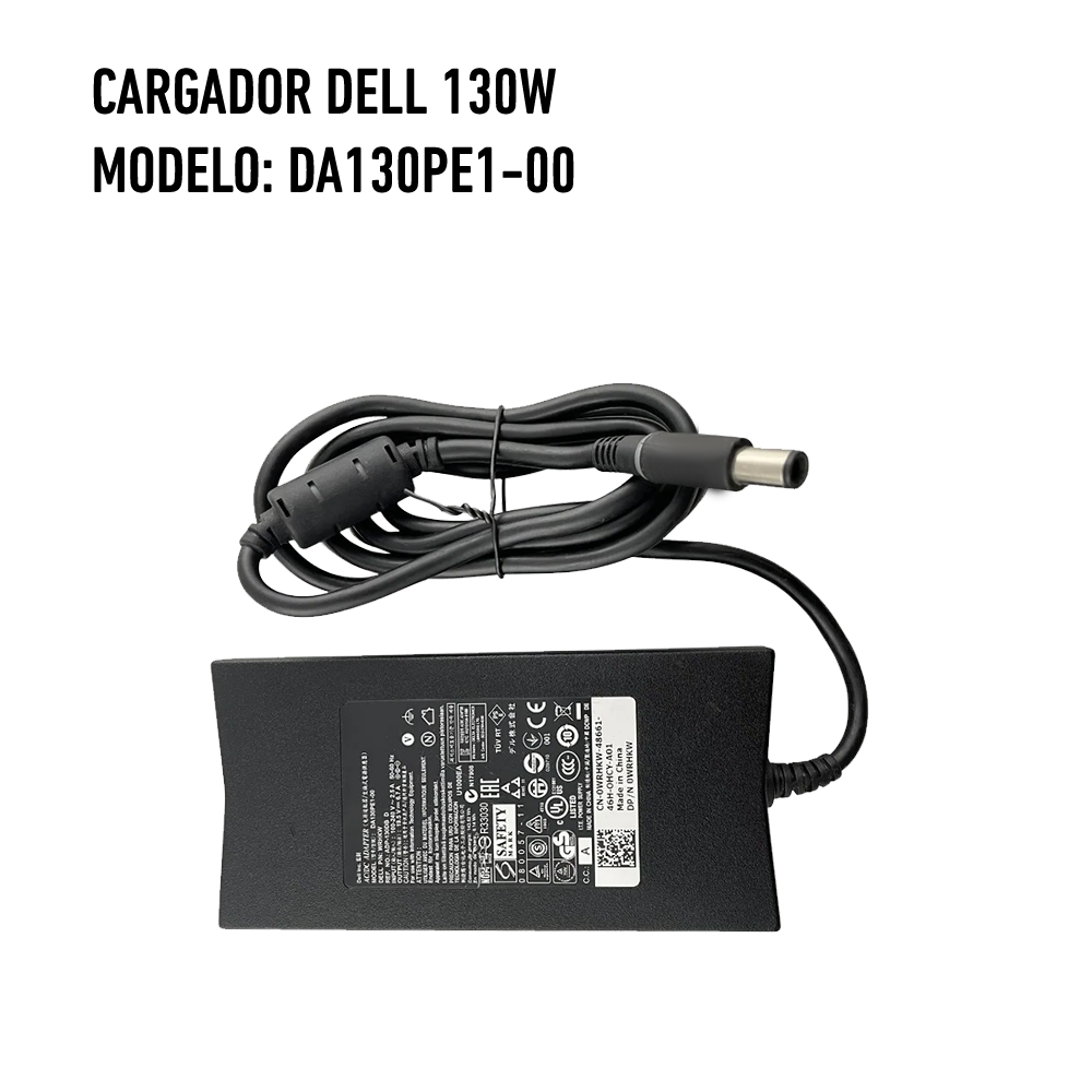 Chargeur DELL Original 130W - 19.5V 6.7A - Comme Neuf - Occasion Fonctionnel