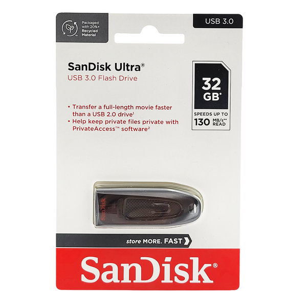 SanDisk Ultra USB 3.0 Flash Drive - 32 GB