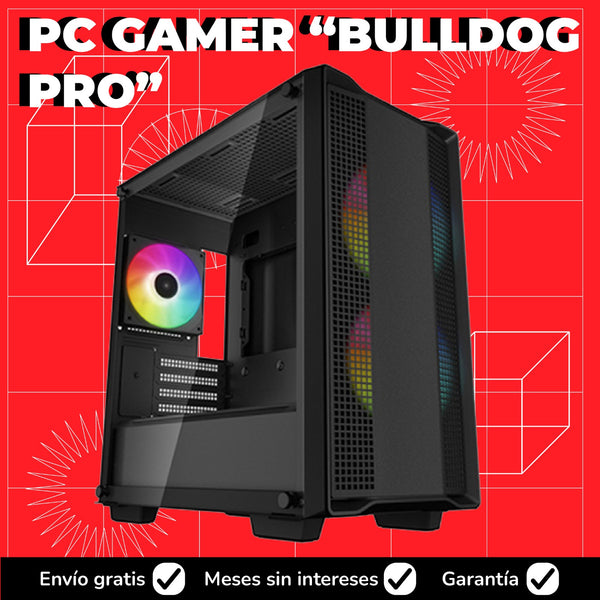 PC gamer económica "BULLDOG PRO" AMD Ryzen 5 Pro RGB