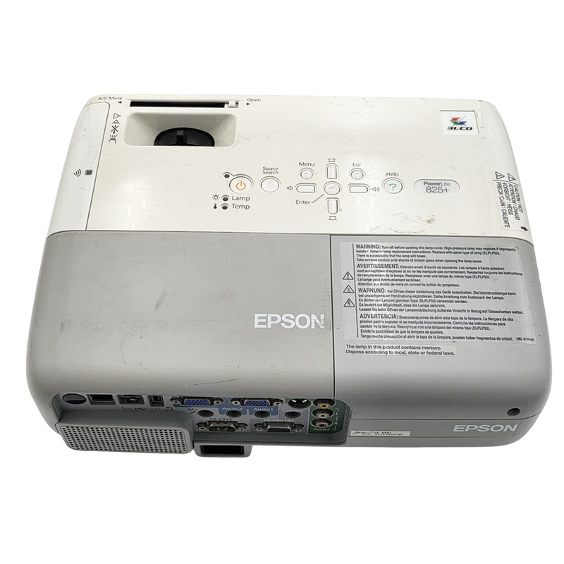 Proyector Epson Powerlite 825 (H356A) 3000 lumenes VGA S-video